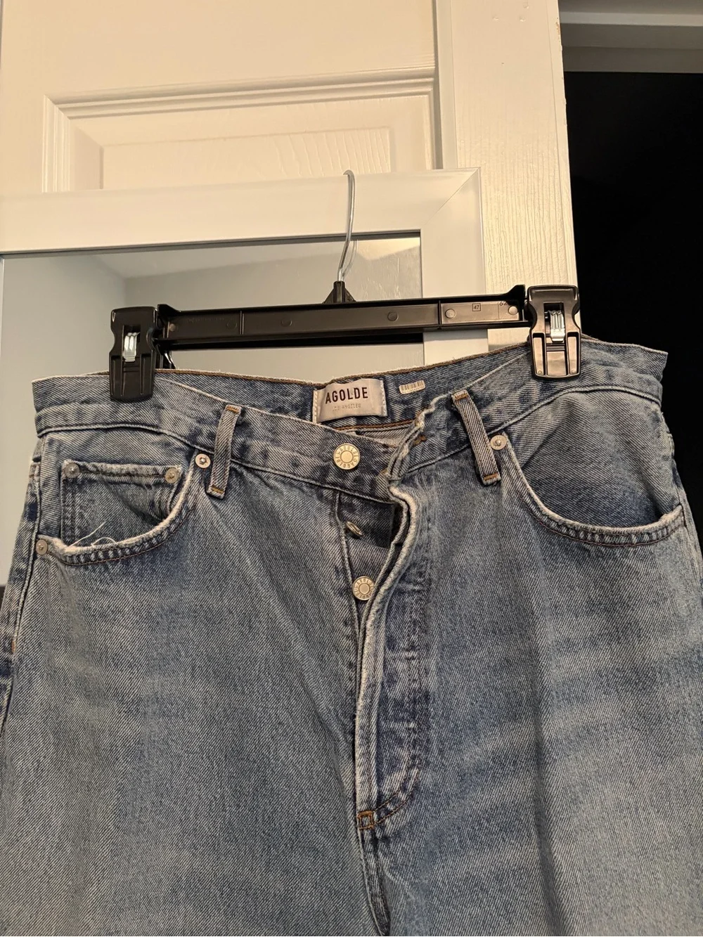 AGOLDE 90s Pinch Waist High Rise Straight Jeans | Size 30 - Picture 5 of 10